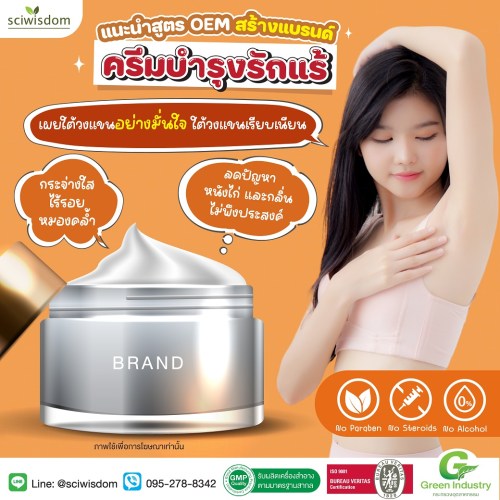 ครีมบำรุงผิว ใต้วงแขน (Underarm Whitening Cream) 30g. A M